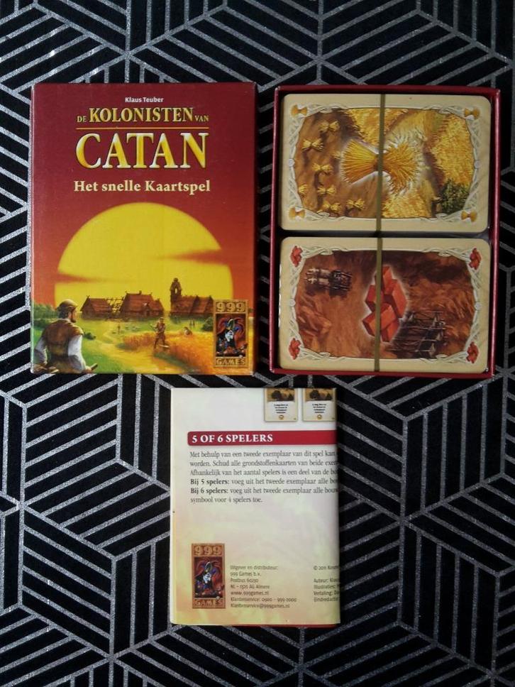 Nieuw kaartspel De Kolonisten van Catan, Klaus Teuber, 2-4 s, Hobby en Vrije tijd, Gezelschapsspellen | Kaartspellen, Nieuw, Ophalen of Verzenden