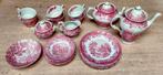 Zesdelig servies Engels aardewerk Ridgway roos, Ophalen