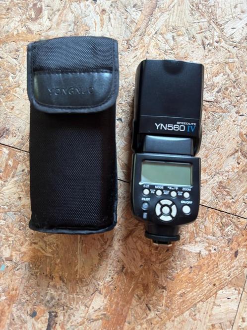 Yongnuo YN560 IV flitser + YN560-TX trigger, Audio, Tv en Foto, Foto | Flitsers, Gebruikt, Overige merken, Kantelbaar, Ophalen of Verzenden