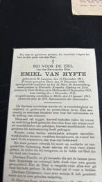 Priester Van Hyfte 1861-1943, Verzenden, Bidprentje