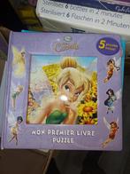 Lot de livres puzzles Disney clochette princesse grenouille, Ophalen of Verzenden, Zo goed als nieuw