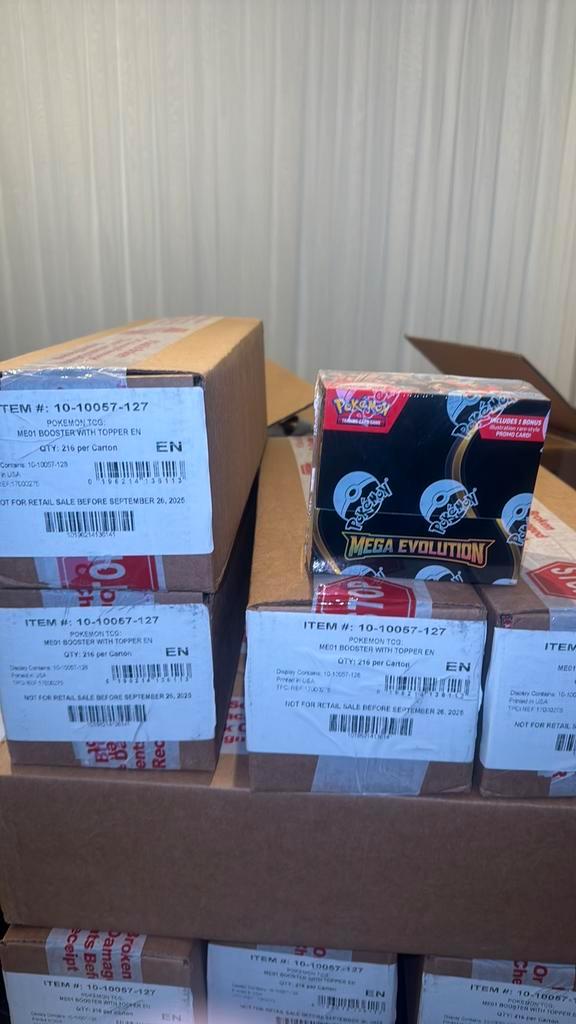 Mega Evolution Enhanced Booster Box Cases, Hobby en Vrije tijd, Verzamelkaartspellen | Pokémon, Booster, Ophalen