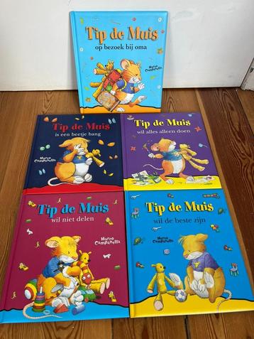 5 boeken van Tip De Muis, Livre à déplier, à toucher ou à découvrir, Enlèvement, Utilisé, 2 à 3 ans