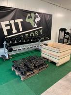 2-40kg M&F dumbell set met rack fitness halters, Enlèvement