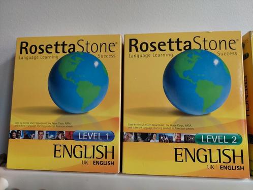 Engels leren / Frans leren Rosetta Stone taalprogramma, Boeken, Studieboeken en Cursussen, Zo goed als nieuw, Ophalen