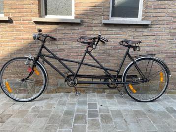 Oude tandem met geveerde zadels, Enlèvement, Utilisé, Moins de 10 vitesses, Delta