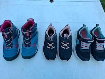 3 paar kinderschoenen maat 33 en 34 in goede staat beschikbaar voor biedingen