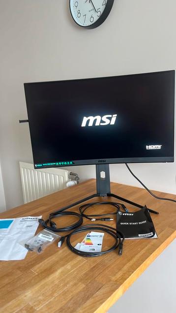 Ecran gamer incurvé MSI Optix MAG272CQR 165hz 27" 2540x1440 beschikbaar voor biedingen