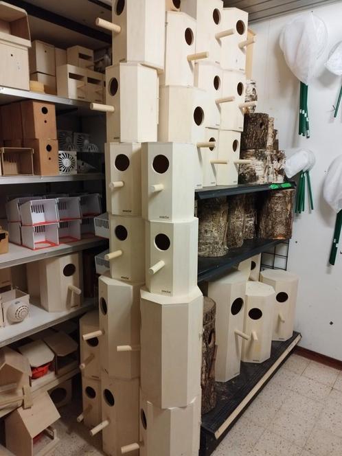 Nestkasten, nestblokken voor alle soorten vogels, Animaux & Accessoires, Oiseaux | Cages & Volières, Bois, Enlèvement