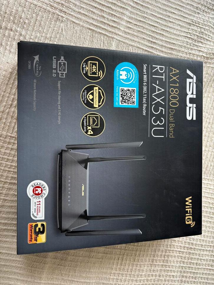 ASUS RT-AX53U, Computers en Software, Routers en Modems, Router, Ophalen of Verzenden
