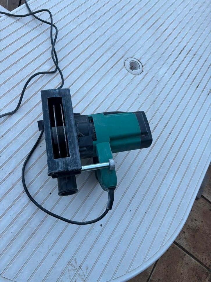 Sleuvenfrees van Vonroc met 4 extra slijpschijven, Doe-het-zelf en Bouw, Gereedschap | Freesmachines, Zo goed als nieuw, Sleuvenfrees