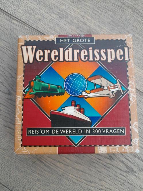 Wereldreisspel - reis om de wereld in 300 vragen, Hobby en Vrije tijd, Gezelschapsspellen | Kaartspellen, Gebruikt, Ophalen of Verzenden