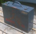 Koffer metaal, 33 x 23 x 10 cm, Musique & Instruments, Boîtiers & Valises, Enlèvement ou Envoi, Utilisé, Autres instruments