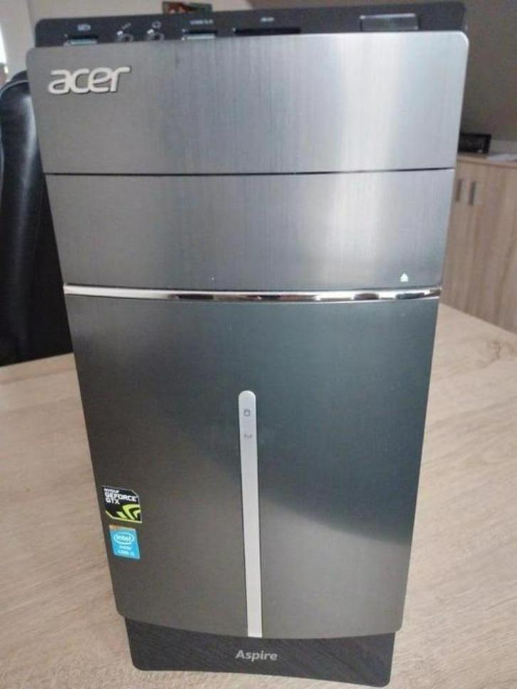 Acer Aspire Desktop, Informatique & Logiciels, Ordinateurs de bureau, Comme neuf, 3 à 4 Ghz, HDD, 8 GB, Avec carte vidéo, Enlèvement