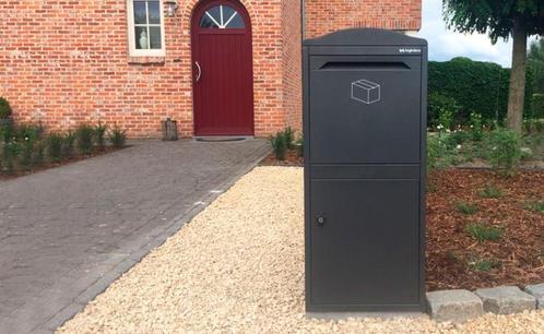 Pakketbrievenbus Frontbox- 1.0mm dik staal - Hoge kwaliteit, Tuin en Terras, Brievenbussen, Nieuw, Staande brievenbus, Staal, Ophalen of Verzenden