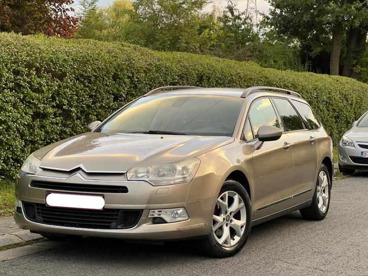 Citroen 1.6hdi 2009, Auto's, Citroën, Particulier, C5, Diesel, Euro 4, Break, 5 deurs, Handgeschakeld, Beige, Zwart, Stof, Ophalen