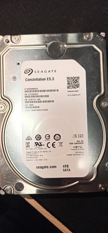 Disque dur Seagate 4Tb beschikbaar voor biedingen