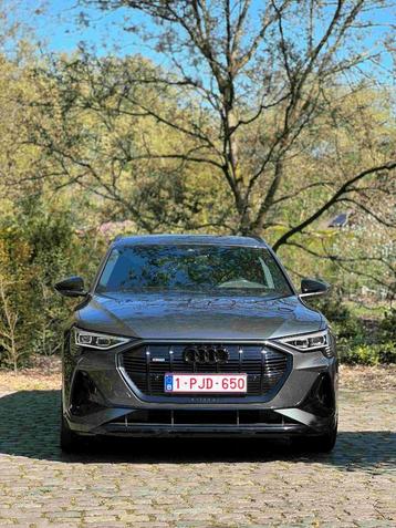 Audi eTron 55 met s-line pack, Auto's, Euro 6, Leder, 5 zetels, E-tron