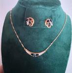 Ketting met gouden oorbellen, Ophalen, Zo goed als nieuw, Goud, Goud
