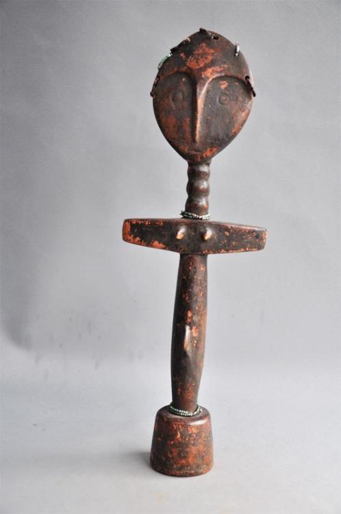 Vruchtbaarheidspop, AKUABA, ASHANTI, GHANA, 2e helft 20e eeu, Antiek en Kunst, Kunst | Niet-Westerse kunst, Ophalen of Verzenden