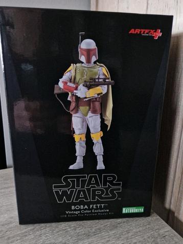 Star Wars Kotobukiya Boba Fett Vintage Color Exclusive Artfx beschikbaar voor biedingen