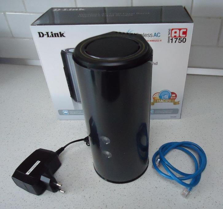 D-Link Wireless AC 1750 Dual Band Gigabit Cloud Router ., Computers en Software, WiFi-versterkers, Zo goed als nieuw, Ophalen of Verzenden