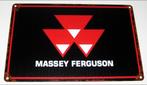 MASSEY FERGUSON : Metalen Bord Logo Tractor Massey Ferguson, Verzenden, Nieuw, Reclamebord