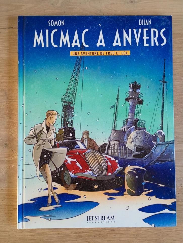 Fred et Léa Micmac à Anvers Simon Djian EO TBE, Boeken, Stripverhalen, Zo goed als nieuw, Eén stripboek, Ophalen of Verzenden