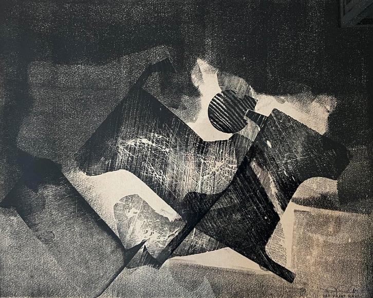 Gemengde techniek Remi Praet (1937-2007), Antiek en Kunst, Kunst | Tekeningen en Fotografie, Ophalen