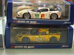 Lot de 2 Corvette C6R Le mans 2009 Spark 1/43, Ophalen of Verzenden, Gebruikt, Auto, Overige merken
