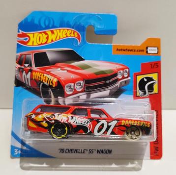 Hot Wheels ‘70 Chevelle SS Wagon Rood Daredevils (2018) beschikbaar voor biedingen
