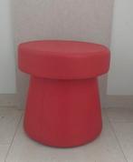 Rode vintage mushroom poef, Ophalen, Huis en Inrichting