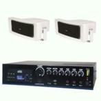 100 Volt omroep set voor voetbal of ijs vereniging, Ophalen of Verzenden, Nieuw, Speakers