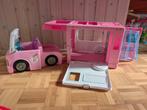 Barbie kampeerwagen 3 in 1, Ophalen of Verzenden, Zo goed als nieuw