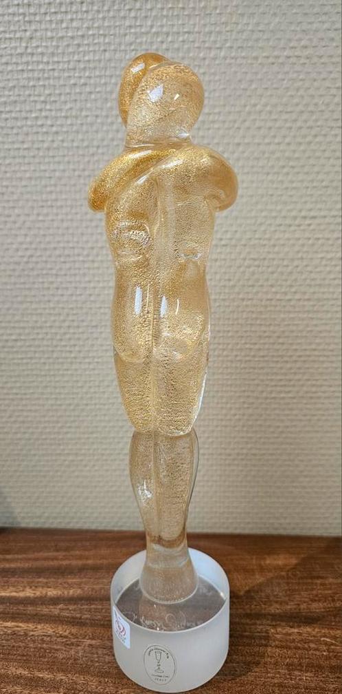 Murano Silvano Signoretto Lovers koppel kussend omhelsend, Antiek en Kunst, Antiek | Glaswerk en Kristal, Ophalen of Verzenden