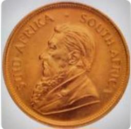 Krugerrand van  1 ounce  te koop beschikbaar voor biedingen