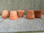 Enkele honderden terracotta bloempotjes, Tuin en Terras, Bloempotten, Ophalen, Gebruikt, Rond, Balkon