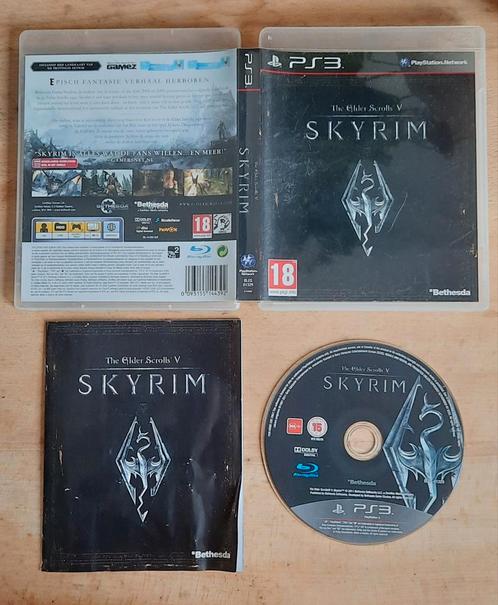 The Elder Scrolls V: Skyrim PS3 compleet, Games en Spelcomputers, Games | Sony PlayStation 3, Zo goed als nieuw, Role Playing Game (Rpg)