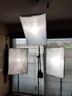 Fotostudio set incl. Backdrops, Audio, Tv en Foto, Fotografie | Fotostudio en Toebehoren, Ophalen, Zo goed als nieuw