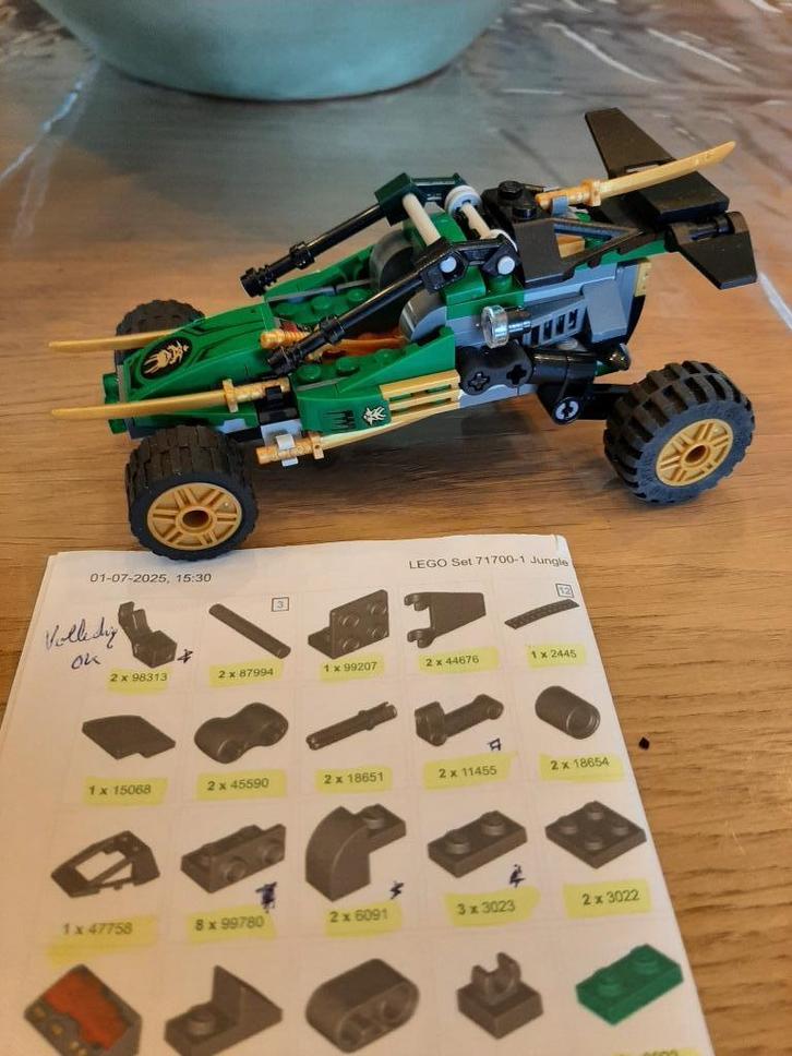 Lego set 71700 Jungle Raider, Kinderen en Baby's, Speelgoed | Duplo en Lego, Gebruikt, Lego, Complete set, Ophalen of Verzenden