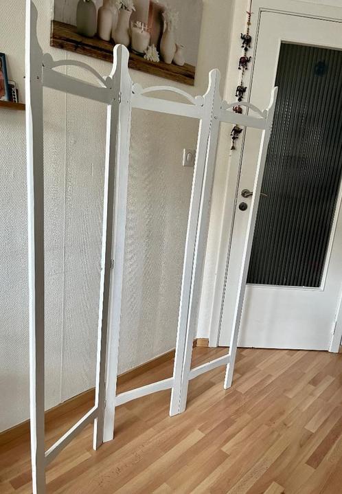 3-zijdig scherm + 2 gordijnen, Huis en Inrichting, Woonaccessoires | Kamerschermen, Gebruikt, Ophalen