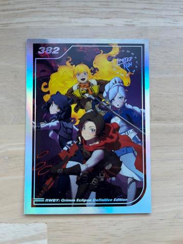 LRG Kaart Nr. 382 - RWBY beschikbaar voor biedingen