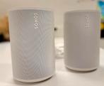 2 witte Sonos Era 100 speakers in nieuwstaat, Audio, Tv en Foto, Luidsprekerboxen, Ophalen, Zo goed als nieuw, Sonos