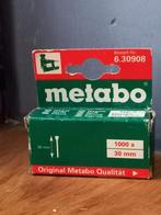 Paquet de 1000 clous metabo 30mm Neuf, Moins de 50 mm, Clous, Enlèvement ou Envoi, Neuf