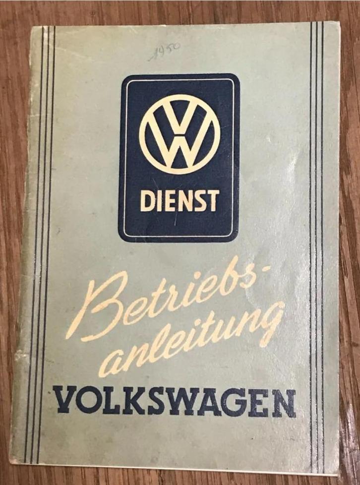 Manuel d'utilisation Volkswagen Coccinelle 1950/1951(Split)., Auto's, Volkswagen, Bedrijf, Beetle (Kever), Benzine, Euro 1, Berline