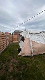Opblaasbare kampeertent voor 5 personen met 2 slaapkamers, Caravans en Kamperen, Ophalen, Gebruikt, Tot en met 5