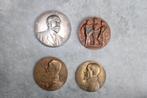 Médailles Lot anciennes médailles Année 1830 - 1911, Ophalen, Brons