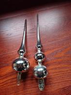 Zilverkleurige oude kerstpieken, Ophalen, Zo goed als nieuw