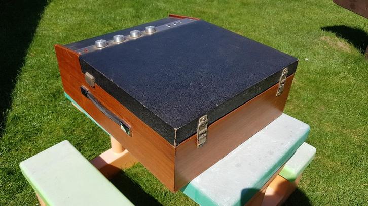 RETRO REIS-PLATENDRAAIER - ”BSR”, Audio, Tv en Foto, Platenspelers, Gebruikt, Platenspeler, Overige merken, Automatisch, Ophalen