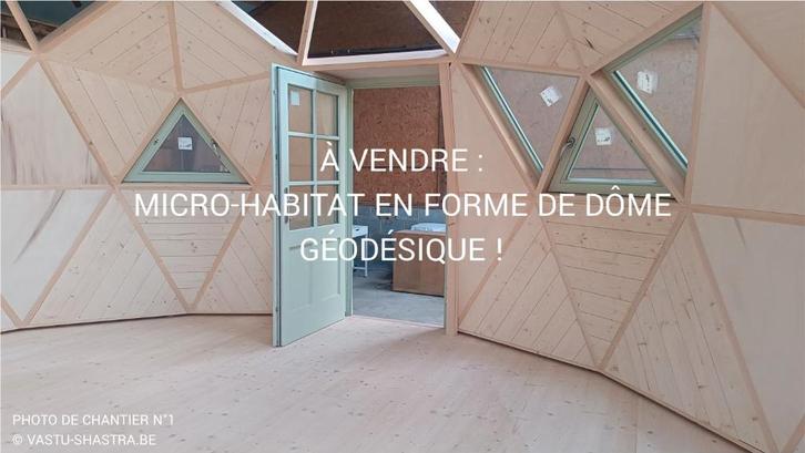 Micro-habitat (Tiny House) en forme de dôme géodésique, Immo, Projets de nouvelles constructions, Autres types
